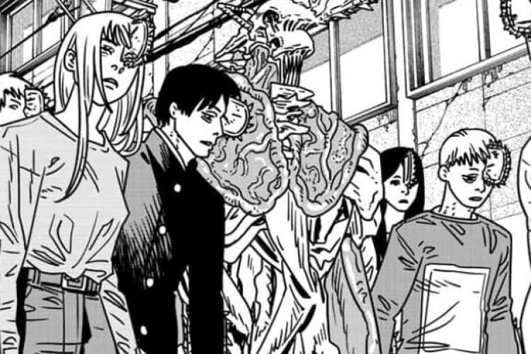 Manga Link Chainsaw Man Chapter 203 Eng Sub : Denji the Solution is Simple. Just Cut Off His Arms Again
